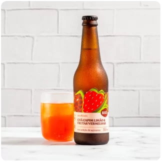 Chá Capim-Limão com Frutas Vermelhas 350ml | 12 unidades